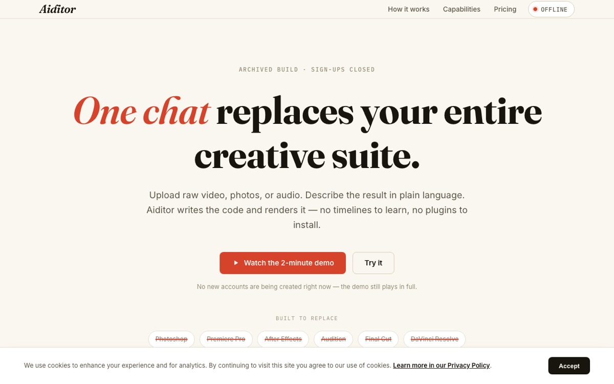 Aiditor website